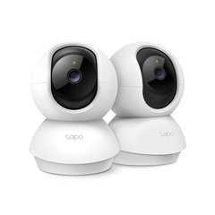 Set 2 camere supraveghere interior TP-Link Tapo C210P2, 2K 3MP, Rotatie si Inclinare din aplicatie, IR 9m, Wi-Fi 2.4GHz, audio bidirectional, detectie miscare, Tapo