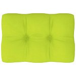 Perna de paleti vidaXL, verde aprins, 60x40x12 cm, material textil, 0.75 kg