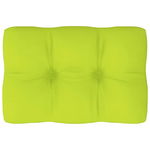 Perna de paleti vidaXL, verde aprins, 60x40x12 cm, material textil, 0.75 kg