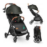 Carucior sport cu pliere compacta Julie One, de la nastere pana la 22 kg, Tropical Green, Lionelo