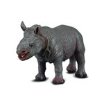 Figurina pui de Rinocer alb S