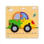 Puzzle 3D Vehicul Montessori, Nurio