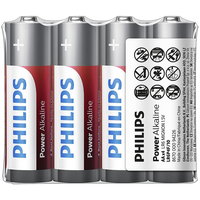 Baterii POWER alkaline AA LR6 folie 4buc PHILIPS, PHILIPS