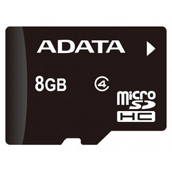 Card memorie MICROSDHC AUSDH8GCL4-RA1, 8GB, CL4, ADATA AUSDH8GCL4-RA1, Adata