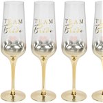 Set 4 pahare prosecco - Bridal Shower, Amore by Juliana