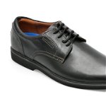 Pantofi CLARKS negri, MALWOOD LACE 01-N, din piele naturala, Clarks