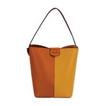 Geanta dama de umar, COGNAC/GALBEN, 18x12x25 cm - LITTLE MARCEL