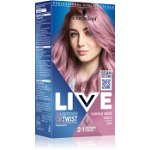 Schwarzkopf LIVE Lightener & Twist Culoare permanenta pentru par pentru decolorarea părului culoare 105 Purple Rosé Gold 1 buc, Schwarzkopf
