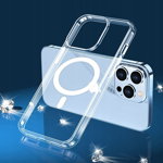 Carcasa TECH-PROTECT MAGMAT MagSafe compatibila cu iPhone 7/8/SE 2020/2022 Clear, TECH-PROTECT