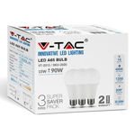 SET 3 BECURI LED A65 E27 15W 4000K ALB NEUTRU, V-TAC