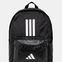 adidas Performance, Rucsac cu imprimeu logo Back To School - 27.5 L, Alb, Negru