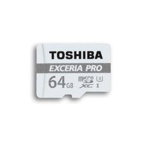 Card memorie Toshiba Exceria Pro Micro SDXC 64GB UHS-I U3 + Adaptor SD