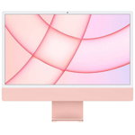 Sistem All in One iMac 2021 24 inch Retina 4.5K Apple M1 8 core CPU 8GB RAM 512GB SSD 8 core GPU RO keyboard Pink