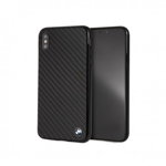 Capac Protectie Spate Bmw Carbon Fibre Pentru Iphone 6.5 - Negru, Bmw