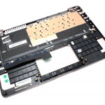 Tastatura Asus ZenBook UX3400UQ Neagra cu Palmrest Roz iluminata backlit