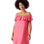 Imbracaminte Femei Tommy Bahama Linen Dye Off-the-Shoulder Dress Cover-Up Coral Coast, Tommy Bahama