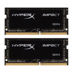 Memorie notebook HyperX Impact, 32GB, DDR4, 2400MHz, CL15, 1.2v, Dual Channel Kit