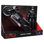 BATMAN FILM MOTOCICLETA LUI BATMAN SI FIGURINA BATMAN 30CM, Spin Master