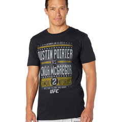 Imbracaminte Barbati UFC Poirier vs McGregor Vintage Poster T-Shirt Black, UFC