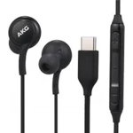 Casti audio AKG,USB Type-C,EO-IG955 pentru Samsung Galaxy A53 5G/S10 5G/NOTE 10/NOTE 10 Plus/S20 4G/S20 5G /S20 Plus/S23, Negru, Oem