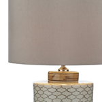 Veioza Paxton Table Lamp Cream Brown Base Only, dar lighting group
