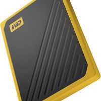 SSD Extern WD My Passport Go, 500GB, negru si portocaliu,