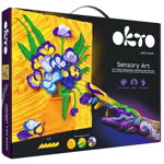 Set pictura 3D cu argila usoara, 30*40cm - Irises