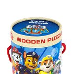 Cutie cu puzzle din lemn, Paw Patrol, 30 piese, Disney