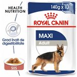 Hrana umeda pentru caini, Royal Canin, Maxi Adult, 10 x 140g