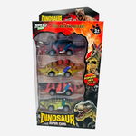 Set 4 masinute dino, Dinosaur Super Cars, pull-back action, multicolor, 28×16.5×4.5cm, +3ani, en-gros, 