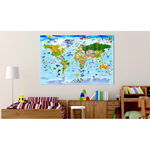 Tablou Children'S Map: Colourful Travels