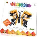 Origami 3D Creagami - Fluture, 114 piese, Roldc