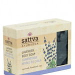 Sattva Body Soap indyjskie mydło glicerynowe Lavender 125g, Sattva