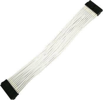 Cablu nanoxia 24-Pin ATX-extensie 30cm, alb (900,400,024), Nanoxia