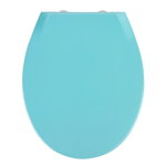 Capac WC cu închidere lentă Wenko Kos, 44 x 37 cm, albastru, Wenko