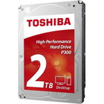 Hard Disk Desktop Toshiba P300 2TB 7200RPM 256MB SATA III, Toshiba