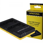 Patona Incarcator Dual Fast USB pentru Panasonic BLC12