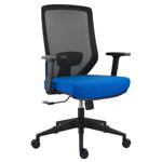 Scaun birou ergonomic tapitat mesh albastru Scaun ergonomic J albastru, DacrisMob