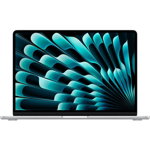 Laptop APPLE MacBook Air 13 mrxq3ze/a, Apple M3, 13.6" Retina Display, 8GB, SSD 256GB, 8-core GPU, macOS Sonoma, Silver, Tastatura layout INT