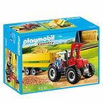 Playmobil - Tractor cu remorca galbena