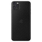 Set Folii Skin Acoperire 360 Compatibile cu Apple iPhone 11 Pro Max - ApcGsm Wraps Carbon Black