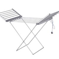 Uscator de rufe electric suprafata 12m inaltime ajustabila aluminiu inoxidabil pliabil 230W, GAVE