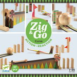 Zig and Go Djeco, set de constructie cu 27 piese, Bila cea mai mare, Djeco