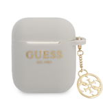 Guess Husa Silicon 4G Charms Airpods Generation 1/2 Gri