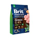 Hrana uscata pentru caini BRIT Premium by Nature, Junior, Talie foarte mare, pui, 3 Kg