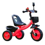 Tricicleta cu pedale pentru copii 2-5 ani, Rosu, 