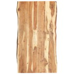 Blat de masă, 118x(50-60)x3,8 cm, lemn masiv de acacia