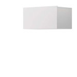 Raft dreptunghiular Curtis, 31x60x37 cm, pal, alb
