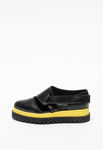Pantofi casual din piele cu decupaje