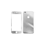 Folie protectie din sticla pentru Iphone 6, full cover Argintiu